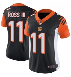 Bengals #11 John Ross III Black Team Color Women Stitched Football Vapor Untouchable Limited Jersey Bengals #11 John Ross III Black Team Color Women Stitched Football Vapor Untouchable Limited Jersey