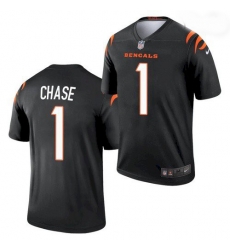 Youth Cincinnati Bengals #1 Ja'Marr Chase Black 2021 Legend Football Jersey Youth Cincinnati Bengals #1 Ja'Marr Chase Black 2021 Legend Football Jersey
