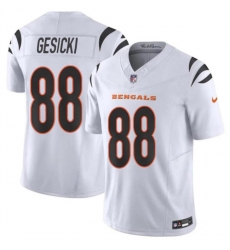 Youth Cincinnati Bengals 88 Mike Gesicki White 2024 F U S E Vapor Untouchable Limited Stitched Jersey Youth Cincinnati Bengals 88 Mike Gesicki White 2024 F U S E Vapor Untouchable Limited Stitched Jersey