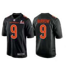 Youth Cincinnati Bengals 9 Joe Burrow 2022 Black Super Bowl LVI Game Stitched Jersey Youth Cincinnati Bengals 9 Joe Burrow 2022 Black Super Bowl LVI Game Stitched Jersey