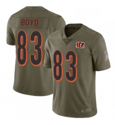 Youth Nike Cincinnati Bengals 83 Tyler Boyd Limited Olive 2017 Salute to Service NFL Jersey Youth Nike Cincinnati Bengals 83 Tyler Boyd Limited Olive 2017 Salute to Service NFL Jersey
