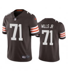 Cleveland Browns 71 Jedrick Wills Men Nike Brown 2020 NFL Draft Vapor Limited Jersey Cleveland Browns 71 Jedrick Wills Men Nike Brown 2020 NFL Draft Vapor Limited Jersey