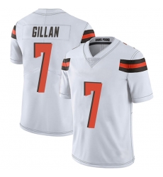 Men Cleveland Browns 7 Jamie Gillan White Limited Vapor Untouchable Nike Jersey Men Cleveland Browns 7 Jamie Gillan White Limited Vapor Untouchable Nike Jersey