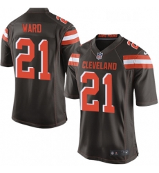 Mens Nike Cleveland Browns 21 Denzel Ward Game Brown Team Color NFL Jersey Mens Nike Cleveland Browns 21 Denzel Ward Game Brown Team Color NFL Jersey