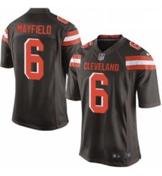 Mens Nike Cleveland Browns 6 Baker Mayfield Game Brown Team Color NFL Jersey Mens Nike Cleveland Browns 6 Baker Mayfield Game Brown Team Color NFL Jersey