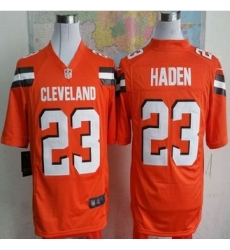New Cleveland Browns #23 Joe Haden Orange Alternate Men Stitched NFL Game Jersey New Cleveland Browns #23 Joe Haden Orange Alternate Men Stitched NFL Game Jersey