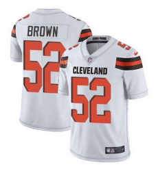 Nike Browns #52 Preston Brown White Mens Stitched NFL Vapor Untouchable Limited Jersey Nike Browns #52 Preston Brown White Mens Stitched NFL Vapor Untouchable Limited Jersey