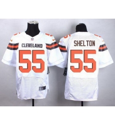 Nike Browns #55 Danny Shelton White Men Stitched NFL New Elite Jersey Nike Browns #55 Danny Shelton White Men Stitched NFL New Elite Jersey