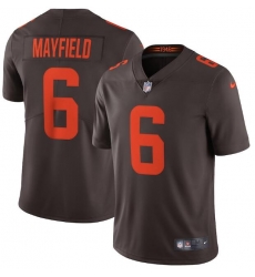 Nike Browns 6 Baker Mayfield Brown Alternate 2020 New Vapor Untouchable Limited Jersey Nike Browns 6 Baker Mayfield Brown Alternate 2020 New Vapor Untouchable Limited Jersey