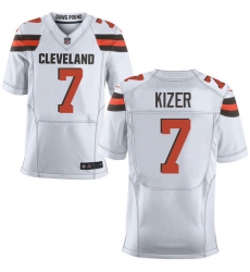 Nike Browns #7 DeShone Kizer White Mens Stitched NFL New Elite Jersey Nike Browns #7 DeShone Kizer White Mens Stitched NFL New Elite Jersey