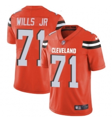Nike Browns 71 Jedrick Wills JR Orange Alternate Men Stitched NFL Vapor Untouchable Limited Jersey Nike Browns 71 Jedrick Wills JR Orange Alternate Men Stitched NFL Vapor Untouchable Limited Jersey