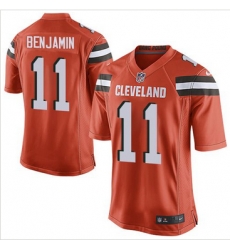Nike Cleveland Browns #11 Travis Benjamin Orange Alternate Mens Stitched NFL New Elite Jersey Nike Cleveland Browns #11 Travis Benjamin Orange Alternate Mens Stitched NFL New Elite Jersey