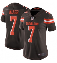 Nike Browns #7 DeShone Kizer Brown Team Color Womens Stitched NFL Vapor Untouchable Limited Jersey Nike Browns #7 DeShone Kizer Brown Team Color Womens Stitched NFL Vapor Untouchable Limited Jersey