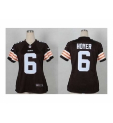 Nike Women Jerseys Cleveland Browns #6 Hoyer brown Nike Women Jerseys Cleveland Browns #6 Hoyer brown