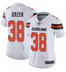 Women Cleveland Browns 38 A.J. Green White Vapor Limited Jersey Women Cleveland Browns 38 A.J. Green White Vapor Limited Jersey