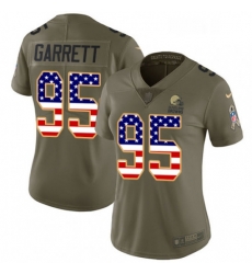 Womens Nike Cleveland Browns 95 Myles Garrett Limited OliveUSA Flag 2017 Salute to Service NFL Jersey Womens Nike Cleveland Browns 95 Myles Garrett Limited OliveUSA Flag 2017 Salute to Service NFL Jersey