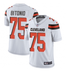 Youth Nike Browns 75 Joel Bitonio White Stitched NFL Vapor Untouchable Limited Jersey Youth Nike Browns 75 Joel Bitonio White Stitched NFL Vapor Untouchable Limited Jersey