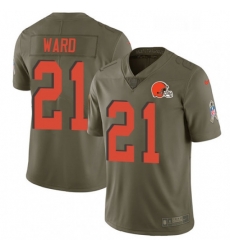 Youth Nike Cleveland Browns 21 Denzel Ward Limited Olive 2017 Salute to Service NFL Jersey Youth Nike Cleveland Browns 21 Denzel Ward Limited Olive 2017 Salute to Service NFL Jersey