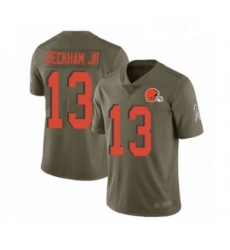 Youth Odell Beckham Jr Limited Olive Nike Jersey NFL Cleveland Browns 13 2017 Salute to Service Youth Odell Beckham Jr Limited Olive Nike Jersey NFL Cleveland Browns 13 2017 Salute to Service