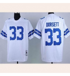 Dallas Cowboys 33 DORSETT throwback white jersey Dallas Cowboys 33 DORSETT throwback white jersey
