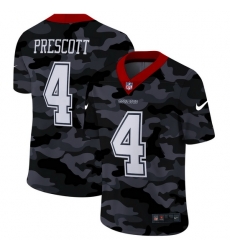Dallas Cowboys 4 Dak Prescott Men Nike 2020 Black CAMO Vapor Untouchable Limited Stitched NFL Jersey Dallas Cowboys 4 Dak Prescott Men Nike 2020 Black CAMO Vapor Untouchable Limited Stitched NFL Jersey