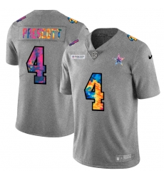 Dallas Cowboys 4 Dak Prescott Men Nike Multi Color 2020 NFL Crucial Catch NFL Jersey Greyheather Dallas Cowboys 4 Dak Prescott Men Nike Multi Color 2020 NFL Crucial Catch NFL Jersey Greyheather