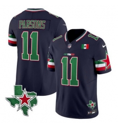 Men Dallas Cowboys 11 Micah Parsons 2024 Mexico Navy F U S E Stitched Football Jersey Men Dallas Cowboys 11 Micah Parsons 2024 Mexico Navy F U S E Stitched Football Jersey