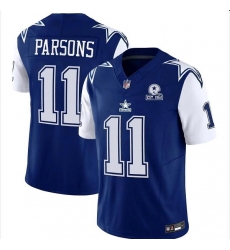 Men Dallas Cowboys 11 Micah Parsons Navy 2023 F U S E With 1960 Patch Vapor Limited Stitched Football Jersey Men Dallas Cowboys 11 Micah Parsons Navy 2023 F U S E With 1960 Patch Vapor Limited Stitched Football Jersey
