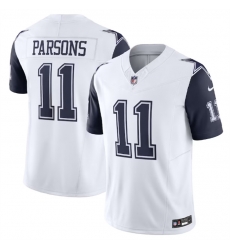 Men Dallas Cowboys 11 Micah Parsons White 2023 F U S E Vapor Limited Stitched Football Jersey Men Dallas Cowboys 11 Micah Parsons White 2023 F U S E Vapor Limited Stitched Football Jersey