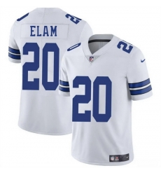 Men Dallas Cowboys 20 Kaiir Elam White 2025 Vapor Untouchable Limited Stitched Football Jersey