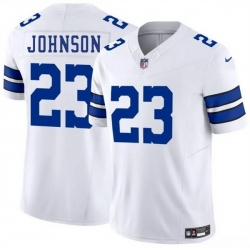 Men Dallas Cowboys 23 Buddy Johnson White 2025 F U S E Vapor Untouchable Limited Stitched Football Jersey