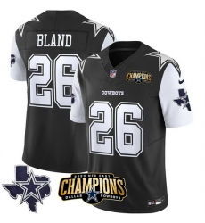 Men Dallas Cowboys 26 DaRon Bland Black White 2023 F U S E NFC East Champions Patch Stitched Football Jersey Men Dallas Cowboys 26 DaRon Bland Black White 2023 F U S E NFC East Champions Patch Stitched Football Jersey