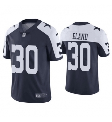 Men Dallas Cowboys 30 DaRon Bland White Navy Vapor Limited Stitched Jersey Men Dallas Cowboys 30 DaRon Bland White Navy Vapor Limited Stitched Jersey