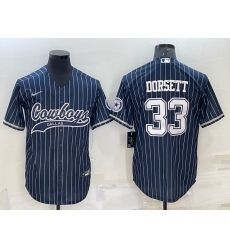 Men Dallas Cowboys 33 Tony Dorsett Navy With Patch Cool Base Stitched Baseball Jersey Men Dallas Cowboys 33 Tony Dorsett Navy With Patch Cool Base Stitched Baseball Jersey