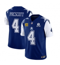 Men Dallas Cowboys 4 Dak Prescott 2023 F U S E Navy With Established In 1960 Patch And 4 Star C Patch Stitched Football Jersey Men Dallas Cowboys 4 Dak Prescott 2023 F U S E Navy With Established In 1960 Patch And 4 Star C Patch Stitched Football Jersey
