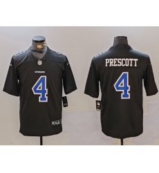 Men Dallas Cowboys 4 Dak Prescott Black Throwback Vapor Untouchable Limited Stitched Football Jersey Men Dallas Cowboys 4 Dak Prescott Black Throwback Vapor Untouchable Limited Stitched Football Jersey