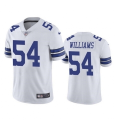 Men Dallas Cowboys 54 Sam Williams White Vapor Limited Stitched Jersey Men Dallas Cowboys 54 Sam Williams White Vapor Limited Stitched Jersey