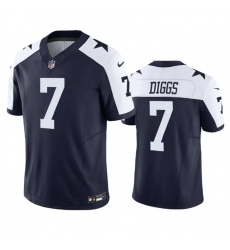 Men Dallas Cowboys 7 Trevon Diggs Navy 2023 F U S E Vapor Limited Stitched Football Jersey Men Dallas Cowboys 7 Trevon Diggs Navy 2023 F U S E Vapor Limited Stitched Football Jersey