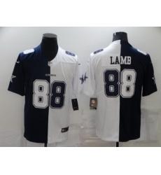 Men Dallas Cowboys 88 CeeDee Lamb Navy White Split Vapor Untouchable Limited Stitched Jersey Men Dallas Cowboys 88 CeeDee Lamb Navy White Split Vapor Untouchable Limited Stitched Jersey