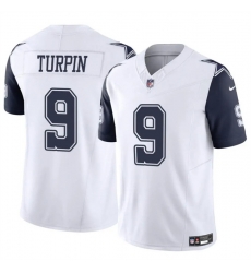 Men Dallas Cowboys 9 KaVontae Turpin White 2023 F U S E Vapor Untouchable Limited Stitched Football Jersey 1 Men Dallas Cowboys 9 KaVontae Turpin White 2023 F U S E Vapor Untouchable Limited Stitched Football Jersey 1