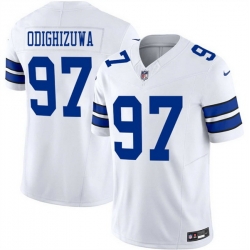 Men Dallas Cowboys 97 Osa Odighizuwa White 2025 F U S E Vapor Untouchable Limited Stitched Football Jersey