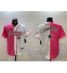 Men Dallas Cowboys big logo Red White With Patch Cool Base Stitched Baseball Jersey 11 Men Dallas Cowboys big logo Red White With Patch Cool Base Stitched Baseball Jersey 11