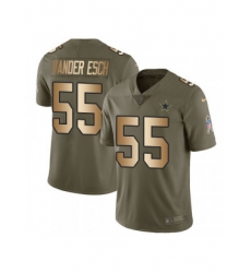 Men Vander Esch Dallas Cowboys Limited Olive 2017 Salute To Service Jersey Gold Men Vander Esch Dallas Cowboys Limited Olive 2017 Salute To Service Jersey Gold