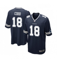 Mens Dallas Cowboys 18 Randall Cobb Game Navy Blue Team Color Football Jersey Mens Dallas Cowboys 18 Randall Cobb Game Navy Blue Team Color Football Jersey
