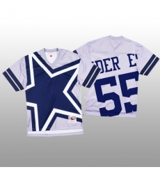 NFL Dallas Cowboys 55 Leighton Vander Esch White Men Mitchell 26 Nell Big Face Fashion Limited NFL Jersey NFL Dallas Cowboys 55 Leighton Vander Esch White Men Mitchell 26 Nell Big Face Fashion Limited NFL Jersey