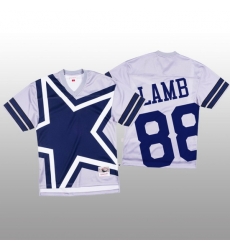 NFL Dallas Cowboys 88 CeeDee Lamb White Men Mitchell 26 Nell Big Face Fashion Limited NFL Jersey NFL Dallas Cowboys 88 CeeDee Lamb White Men Mitchell 26 Nell Big Face Fashion Limited NFL Jersey