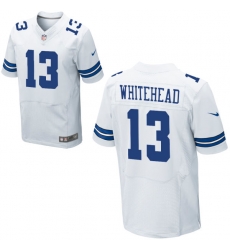 Nike Cowboys 13 Lucky Whitehead White Elite Jersey Nike Cowboys 13 Lucky Whitehead White Elite Jersey