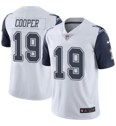 Nike Cowboys #19 Amari Cooper White Men Stitched NFL Limited Rush Jersey Nike Cowboys #19 Amari Cooper White Men Stitched NFL Limited Rush Jersey