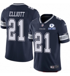 Nike Cowboys 21 Ezekiel Elliott Navy Blue Team Color Men Stitched With Established In 1960 Patch NFL Vapor Untouchable Limited Jersey Nike Cowboys 21 Ezekiel Elliott Navy Blue Team Color Men Stitched With Established In 1960 Patch NFL Vapor Untouchable Limited Jersey
