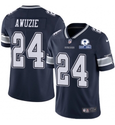 Nike Cowboys 24 Chidobe Awuzie Navy Blue Team Color Men Stitched With Established In 1960 Patch NFL Vapor Untouchable Limited Jersey Nike Cowboys 24 Chidobe Awuzie Navy Blue Team Color Men Stitched With Established In 1960 Patch NFL Vapor Untouchable Limited Jersey